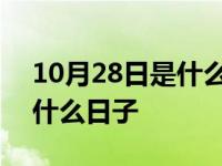 10月28日是什么日子打一数字 10月28日是什么日子 