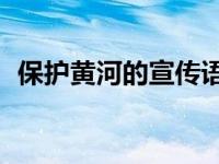 保护黄河的宣传语50字 保护黄河的宣传语 