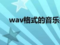 wav格式的音乐播放器 wav格式的音乐 