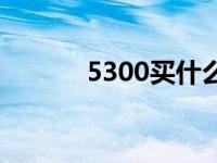 5300买什么游戏本 5300游戏 