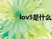 lov5是什么意思 v5是什么意思 