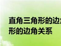 直角三角形的边角关系知识点总结 直角三角形的边角关系 