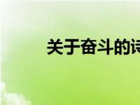 关于奋斗的诗歌 关于学习的诗歌 