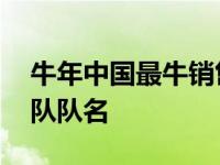 牛年中国最牛销售团队队名 中国最牛销售团队队名 