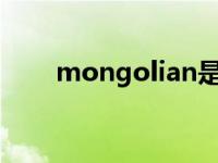 mongolian是什么意思啊 mongol 