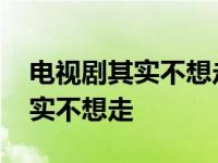 电视剧其实不想走主题歌是什么歌 电视剧其实不想走 