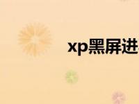 xp黑屏进不了系统 xp黑屏 