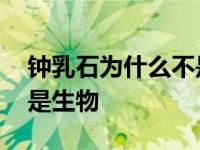 钟乳石为什么不是生物生物 钟乳石为什么不是生物 