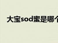 大宝sod蜜是哪个国家的品牌 大宝sod蜜 