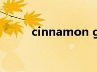 cinnamon girl 歌词 cinnamon 