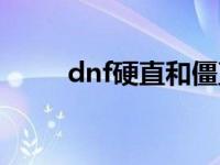 dnf硬直和僵直度 dnf硬直是什么 