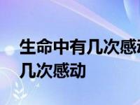 生命中有几次感动有你在就会不同 生命中有几次感动 