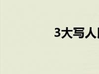 3大写人民币怎么写 3da 