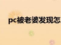 pc被老婆发现怎么挽留 pc是什么的缩写 