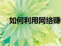 如何利用网络赚钱呢 怎样利用网络赚钱 