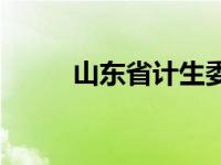 山东省计生委官网 山东省计生委 