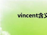 vincent含义 vincent什么意思 