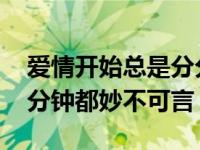 爱情开始总是分分钟都妙不可言 开始总是分分钟都妙不可言 