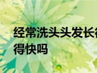 经常洗头头发长得快吗女生 经常洗头头发长得快吗 