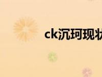 ck沉珂现状照片 ck沉珂资料 