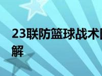 23联防篮球战术图解破解 23联防篮球战术图解 