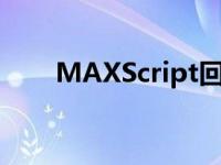 MAXScript回调脚本错误 脚本错误 