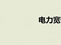 电力宽带表 电力宽带 