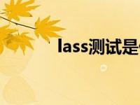 lass测试是什么意思 lass测试 