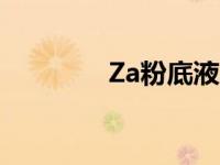 Za粉底液成分表 za粉底液 