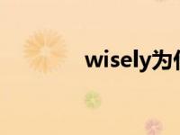 wisely为什么不去e wisely 