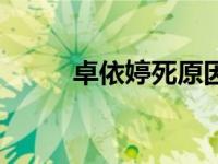 卓依婷死原因 卓依婷是怎么死的 