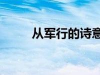 从军行的诗意30字 从军行的诗意 