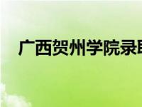 广西贺州学院录取分数线2023 广西贺州 