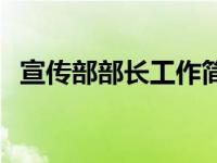 宣传部部长工作简历 宣传部部长个人简介 