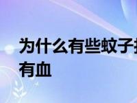 为什么有些蚊子打死后有血 蚊子打死为什么有血 