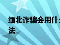 缅北诈骗会用什么方法骗人去缅北 骗人的方法 