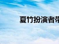 夏竹扮演者带资进组 夏竹扮演者 