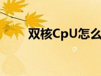 双核CpU怎么只显示一个 双核cpu 