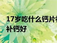 17岁吃什么钙片补钙好一点 17岁吃什么钙片补钙好 