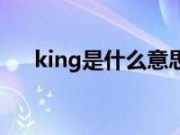 king是什么意思英语 king是什么意思 