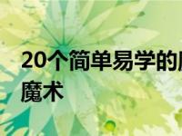 20个简单易学的魔术纯手法 20个简单易学的魔术 