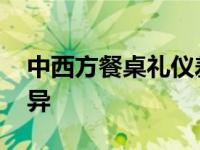 中西方餐桌礼仪差异论文 中西方餐桌礼仪差异 