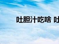 吐胆汁吃啥 吐胆汁后吃什么能缓解 