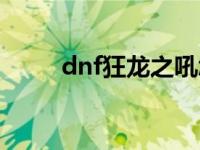 dnf狂龙之吼怎么弄 dnf狂龙之吼 