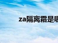 za隔离霜是哪个国家的 za隔离霜 