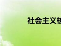 社会主义核心价值体系 社会 