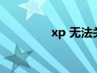 xp 无法关机 xp无法关机 