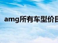 amg所有车型价目表 奔驰amg是什么意思 