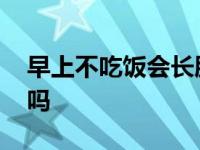 早上不吃饭会长胖吗女生 早上不吃饭会长胖吗 