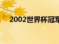 2002世界杯冠军决赛 2002世界杯冠军 